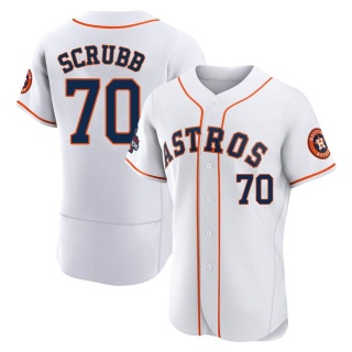 Youth Andre Scrubb Houston Astros Replica Gray Road Jersey