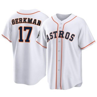 Men's Lance Berkman Houston Astros Replica Black Golden Alternate Jersey